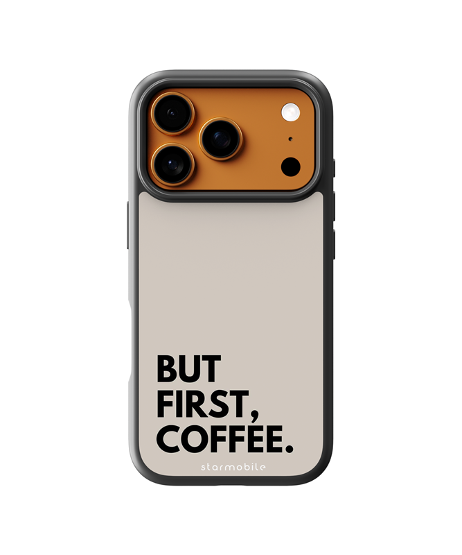 Husa But First Coffee. Apple iPhone Impact Ultra