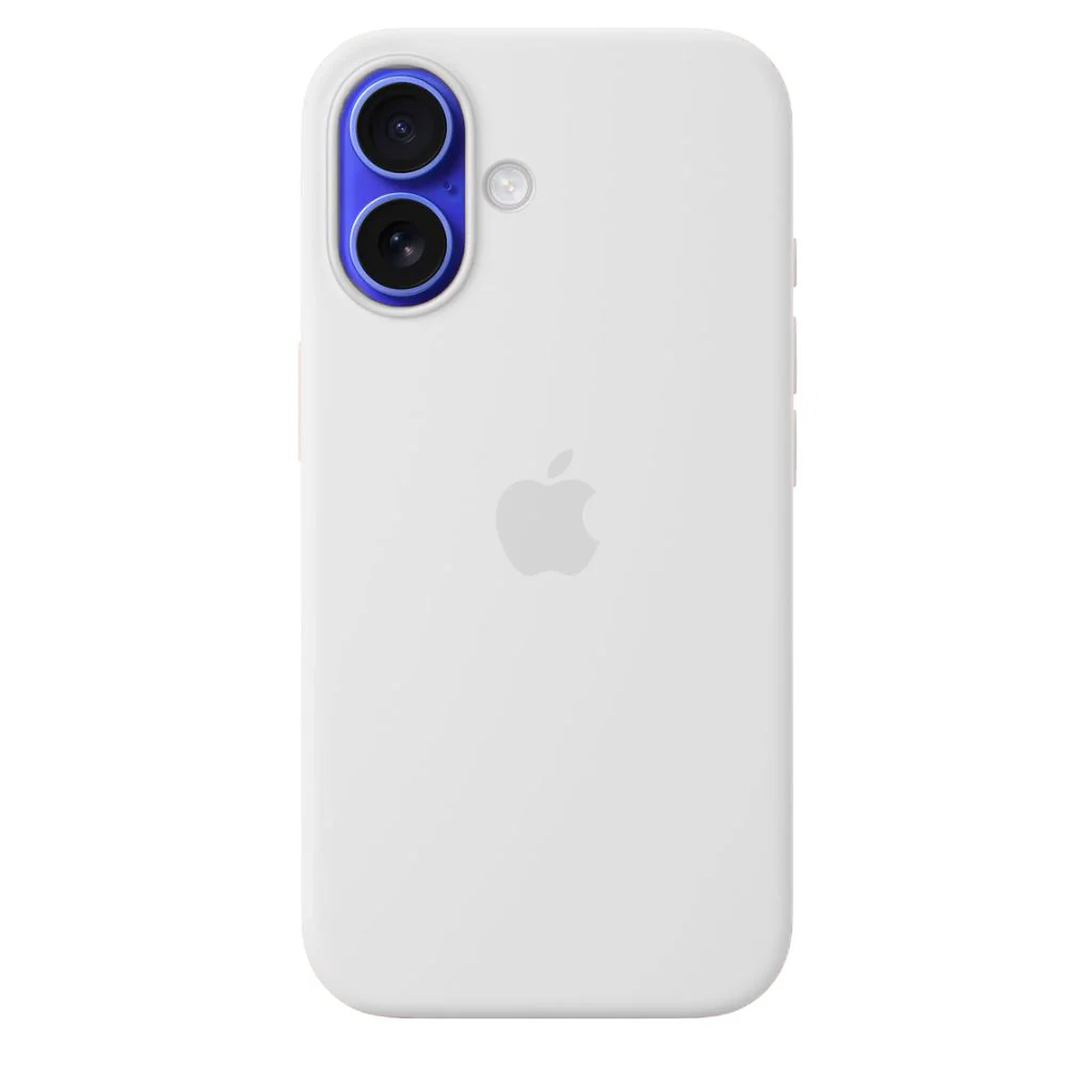 White Silicone Case iPhone