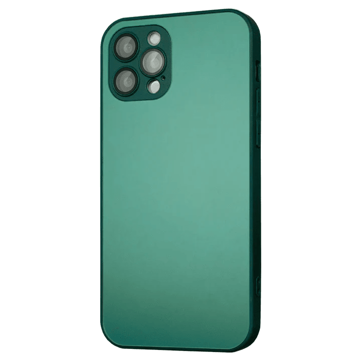 Husa de sticla/silicon Premium Protectie Camere AG GLASS Cangling Green Apple iPhone 11 - StarMobile.ro - Modă pentru telefon