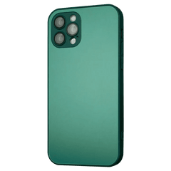 Husa de sticla/silicon Premium Protectie Camere AG GLASS Cangling Green Apple iPhone 11 - StarMobile.ro - Modă pentru telefon