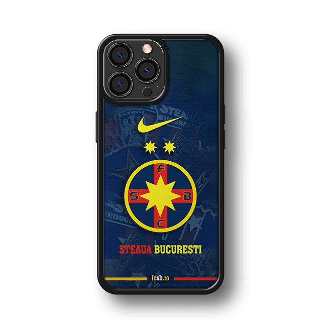 Husa Fotbal Collection Steaua FCSB Impact Ultra Apple iPhone 13 Pro Max - StarMobile.ro - Modă pentru telefon