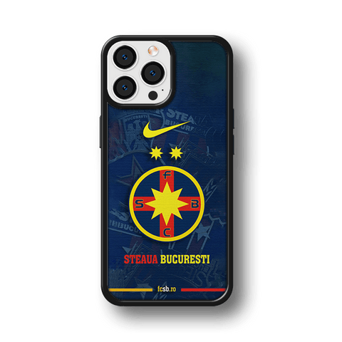 Husa Fotbal Collection Steaua FCSB Impact Ultra Apple iPhone 14 Pro Max - StarMobile.ro - Modă pentru telefon