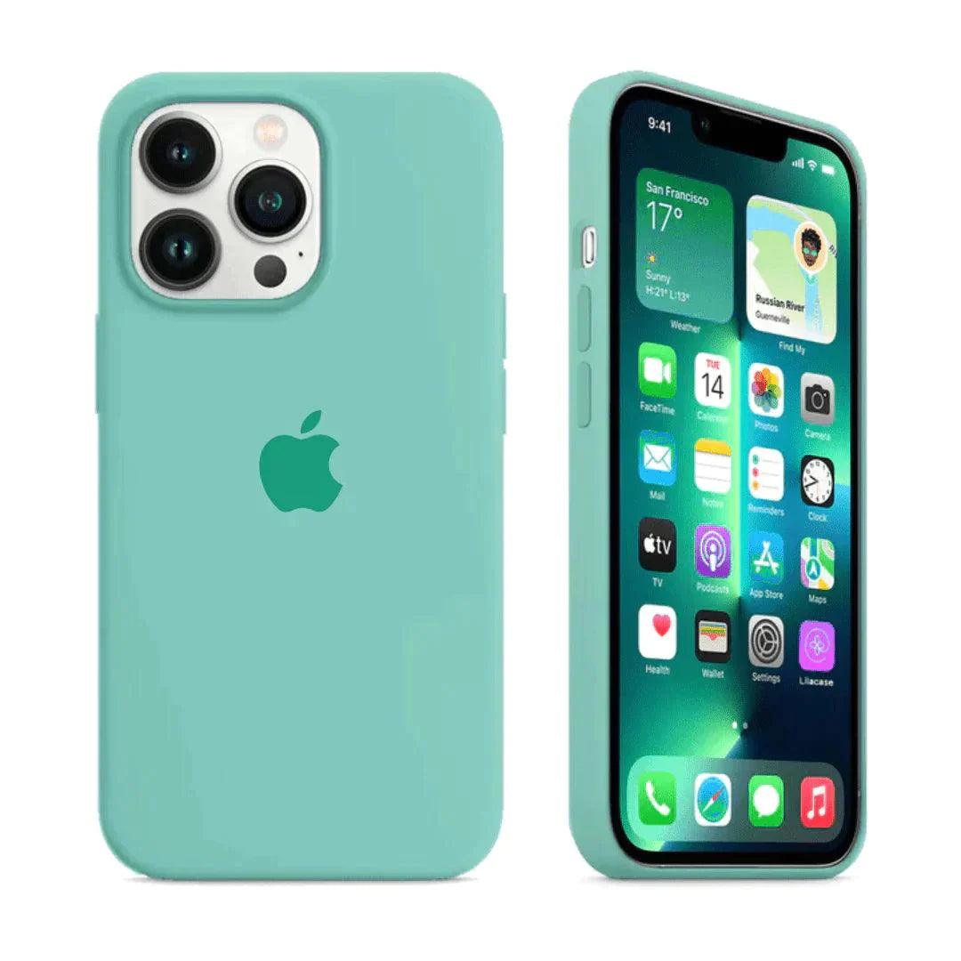 Husa Silicon Interior Microfibra Spearmint Apple iPhone 14 Pro Max - StarMobile.ro - Modă pentru telefon