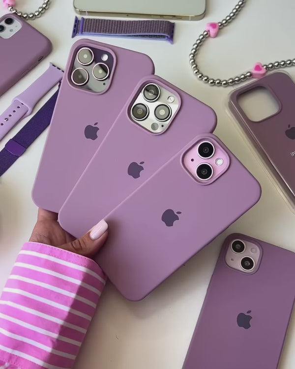 New Purple Silicone Case iPhone