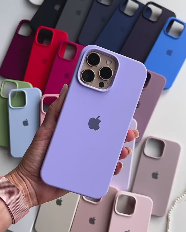 Lila Silicone Case iPhone