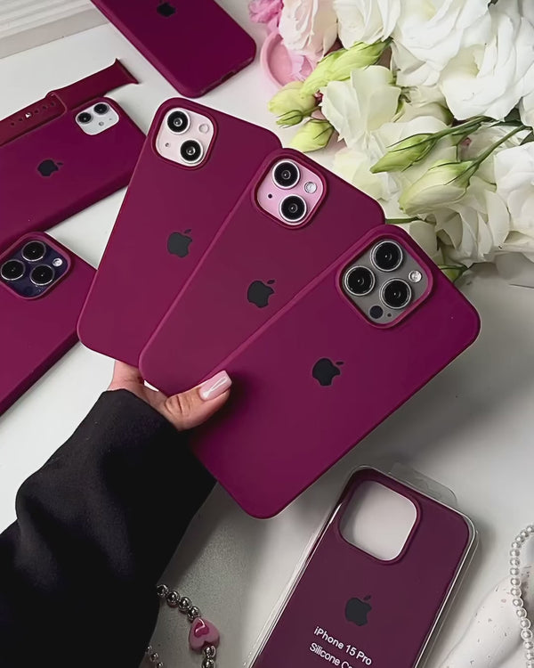 Marsala Silicone Case iPhone