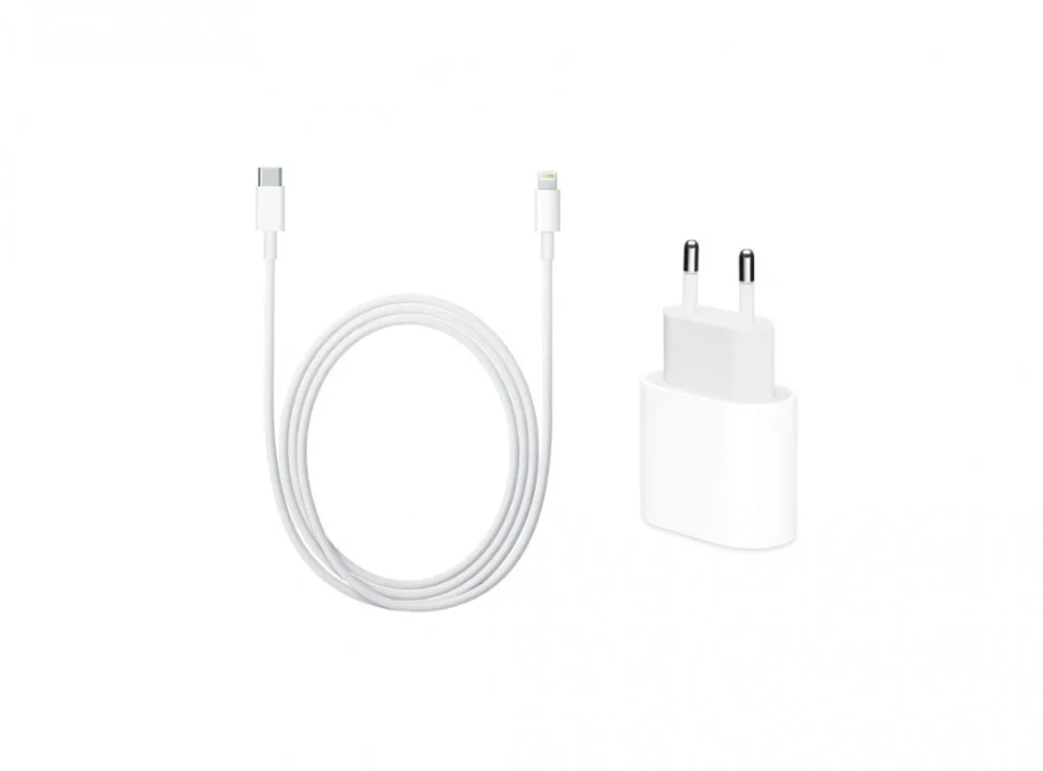 Pachet Incarcator Apple iPhone MHJE3ZM/A si Cablu de date MUQ93ZM/A Retail Boxes