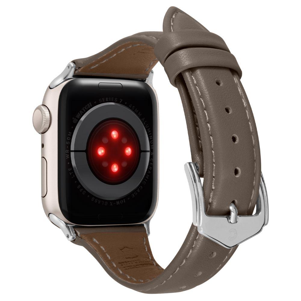 Curea Ceas Spigen - Cyrill Kajuk 32mm - Apple Watch 1 / 2 / 3 / 4 / 5 / 6 / 7 / 8 / SE / SE 2 (38 mm / 40 mm / 41 mm) - Khaki - StarMobile.ro - Modă pentru telefon