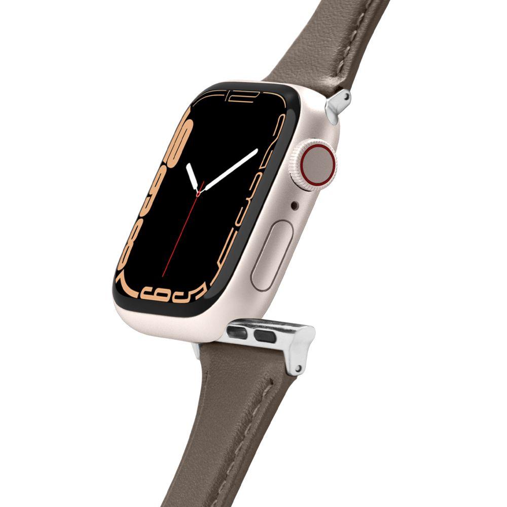 Curea Ceas Spigen - Cyrill Kajuk 32mm - Apple Watch 1 / 2 / 3 / 4 / 5 / 6 / 7 / 8 / SE / SE 2 (38 mm / 40 mm / 41 mm) - Khaki - StarMobile.ro - Modă pentru telefon