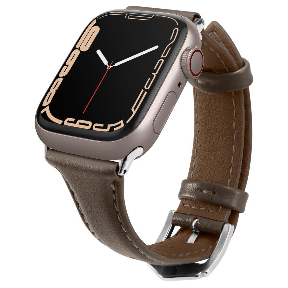 Curea Ceas Spigen - Cyrill Kajuk 32mm - Apple Watch 1 / 2 / 3 / 4 / 5 / 6 / 7 / 8 / SE / SE 2 (38 mm / 40 mm / 41 mm) - Khaki - StarMobile.ro - Modă pentru telefon