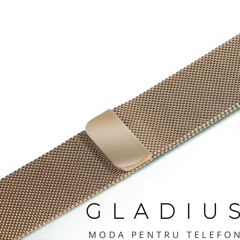 Curea Metal Apple Watch Champagne - StarMobile.ro - Modă pentru telefon