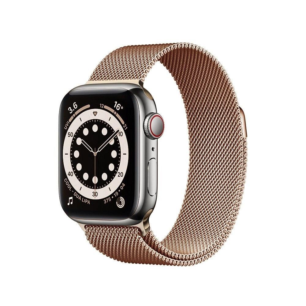 Curea Metal Apple Watch Rose Gold - StarMobile.ro - Modă pentru telefon