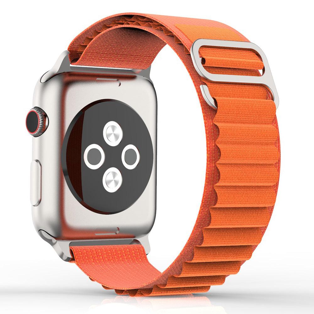 Curea Orange Apple Watch 1 / 2 / 3 / 4 / 5 / 6 / 7 / 8 / SE / Ultra (42 mm / 44 mm / 45 mm / 49 mm) - StarMobile.ro - Modă pentru telefon