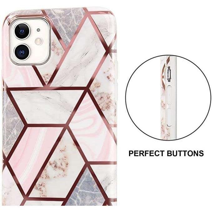 Husa Marble Geometric Soft Apple iPhone 11 Pro - StarMobile.ro - Modă pentru telefon