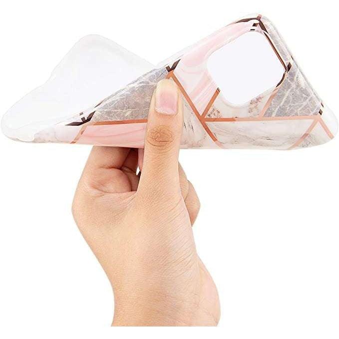 Husa Marble Geometric Soft Apple iPhone 11 Pro - StarMobile.ro - Modă pentru telefon