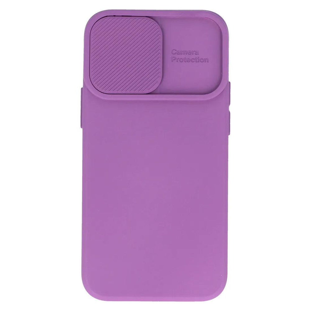 Husa Protectie Camera Silicon Interior Catifea Mov Apple iPhone 14 Pro - StarMobile.ro - Modă pentru telefon