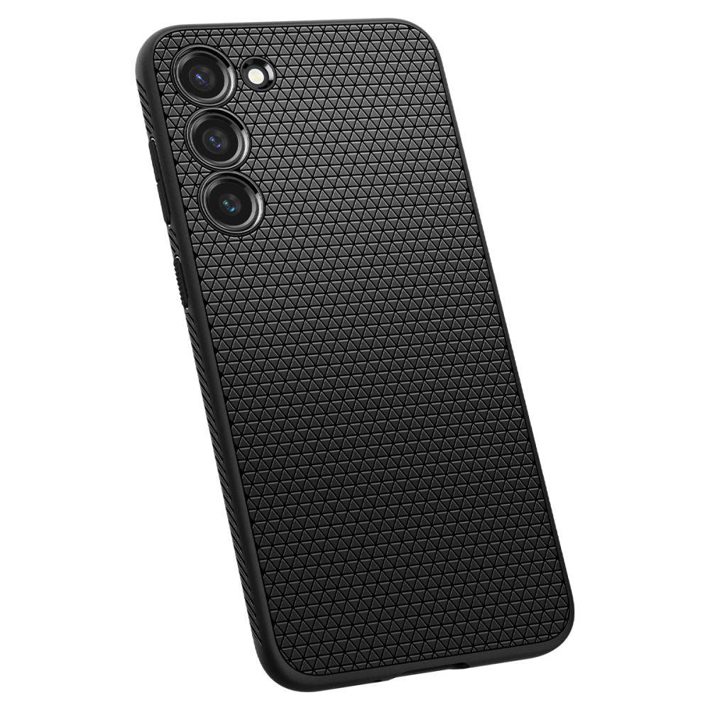 Husa Spigen - Liquid Air - Samsung Galaxy S23 - Matte Black - StarMobile.ro - Modă pentru telefon