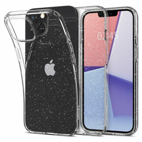 Husa Spigen Liquid Crystal Glitter, Crystal Quartz Apple iPhone 13 - StarMobile.ro - Modă pentru telefon
