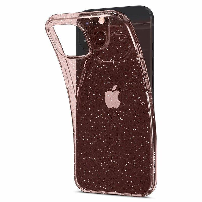 Husa Spigen Liquid Crystal Glitter, Rose Quartz Apple iPhone 13 Pro Max - StarMobile.ro - Modă pentru telefon