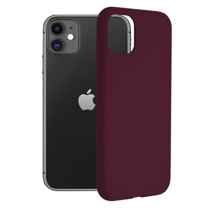 Techsuit Soft Edge Silicone Plum Violet Apple iPhone 11 - StarMobile.ro - Modă pentru telefon